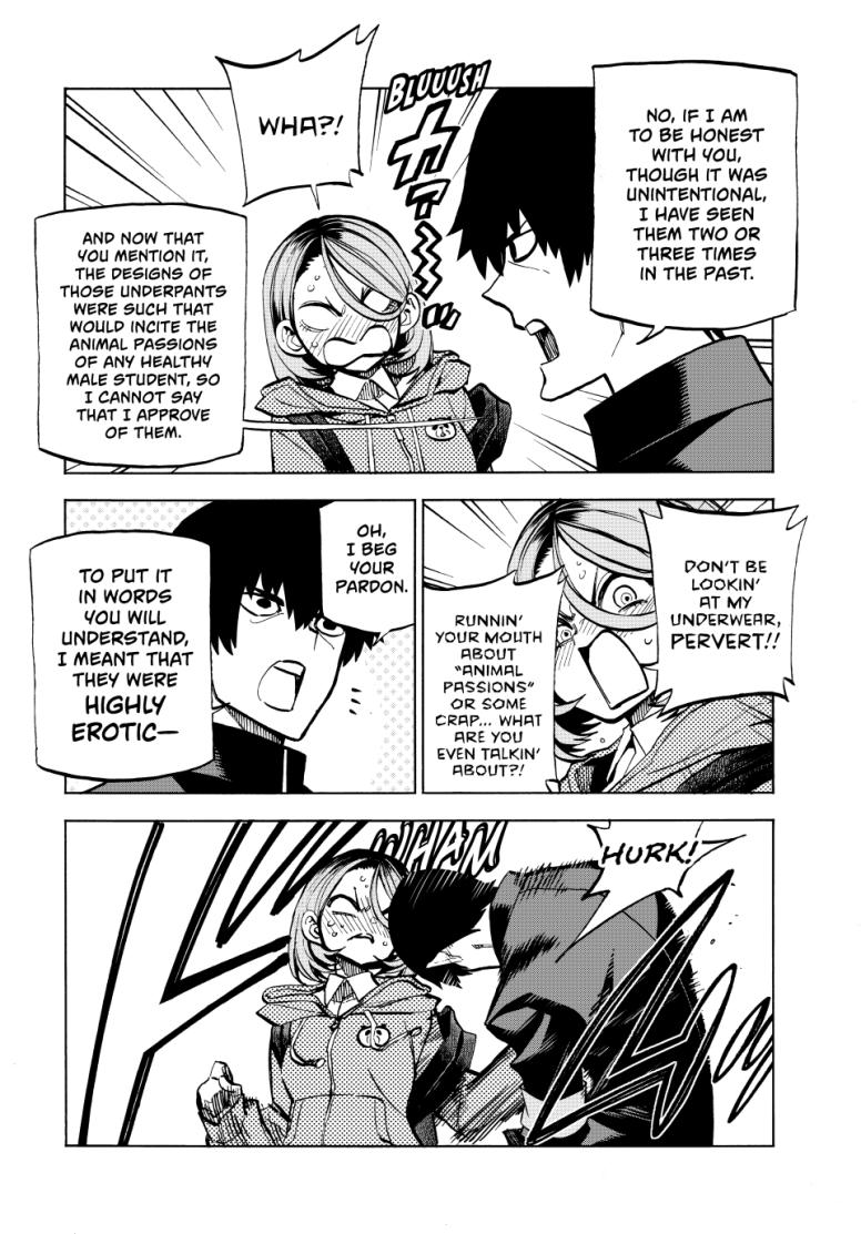 The Klutzy Class Monitor and the Girl with the Short Skirt