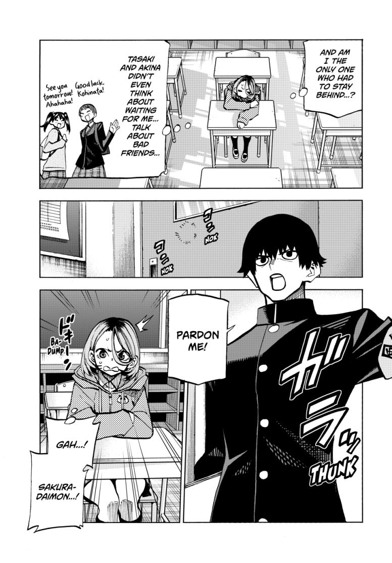 The Klutzy Class Monitor and the Girl with the Short Skirt