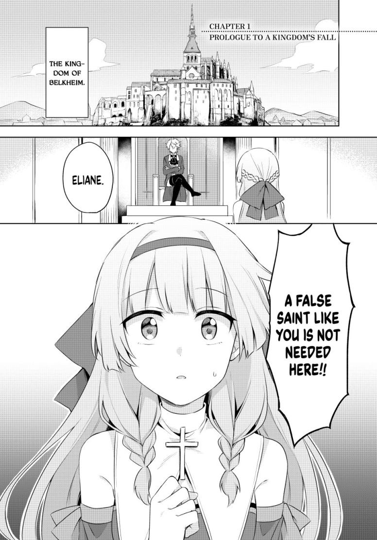 Because I, the True Saint, was Banished, that Country is Done For!